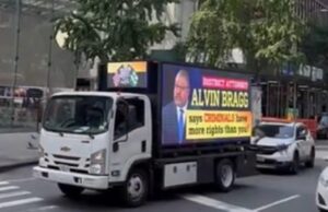 “Alvin Bragg Says Criminals Have More Rights Than You!” – NYC Police Union Blasts Bragg with Billboard Truck After He Indicts Cop (VIDEO) | The Gateway Pundit