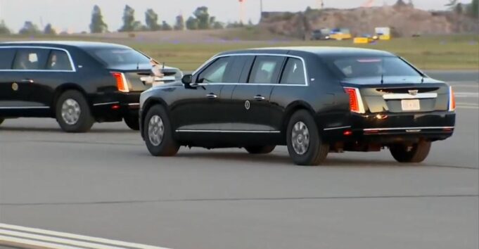 Biden Whisked Away From Helsinki Airport in 40-Vehicle Motorcade Hours After Claiming Climate Change “The Single Greatest Threat to Humanity” (VIDEO) | The Gateway Pundit | by Cristina Laila