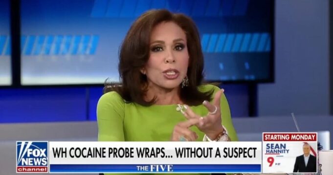 “It’s About a Biden Cover-Up!” – Judge Jeanine Pirro Goes Off Over White House Cocaine Scandal (VIDEO) | The Gateway Pundit | by Cristina Laila