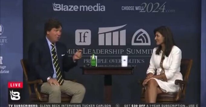 Tucker Watches in Disbelief as Nikki Haley Says Basement-Dwelling, Baby-Sniffing Joe Biden Legitimately Got 81 Million Votes (VIDEO) | The Gateway Pundit | by Cristina Laila