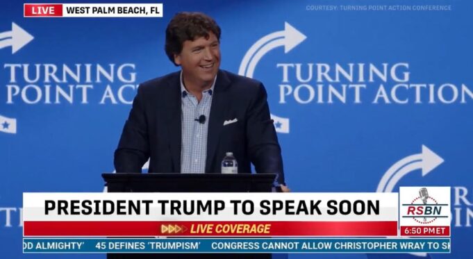 Crowd Roars After Tucker Carlson Gloats Over Savaging Mike Pence and Ending His Political Career (VIDEO) | The Gateway Pundit | by Cristina Laila