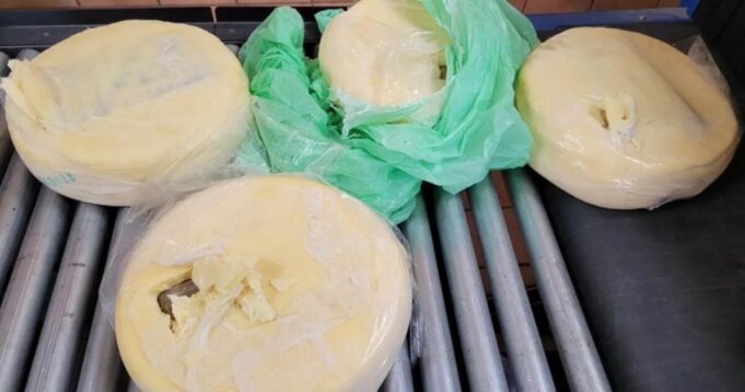 Customs and Border Protection Seizes Cheese Wheels Filled With Nearly 18 Pounds of Cocaine | The Gateway Pundit