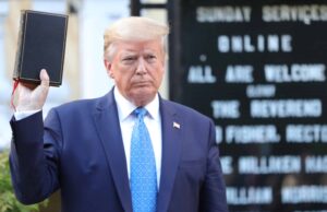 Trump Supporter Touts Trump Christian Values As Former President Faces 75 Felony Counts