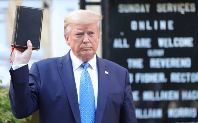 Trump Supporter Touts Trump Christian Values As Former President Faces 75 Felony Counts