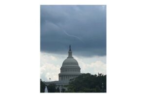 Funnel Cloud Spins Over Capitol as McCarthy Floats Impeachment Inquiry of Joe Biden | The Gateway Pundit