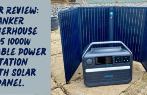 ANKER Powerhouse 555 Portable Power Station with Solar Panel