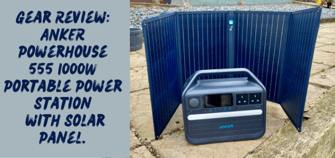 ANKER Powerhouse 555 Portable Power Station with Solar Panel