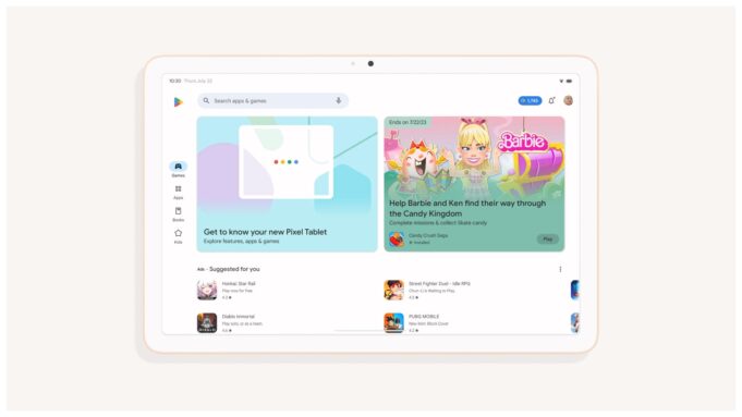 Google introduces new Play Store for foldables and tablets
