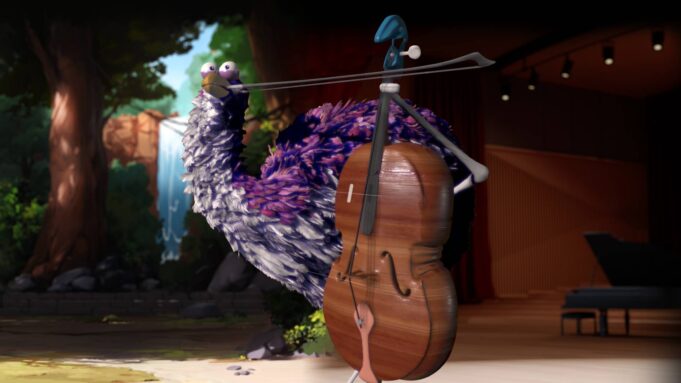 This Animated Bird Can Play the Cello Like a Virtuoso