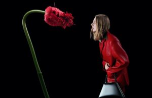 Hunter Schafer Blooms in Prada Fall 2023 Campaign