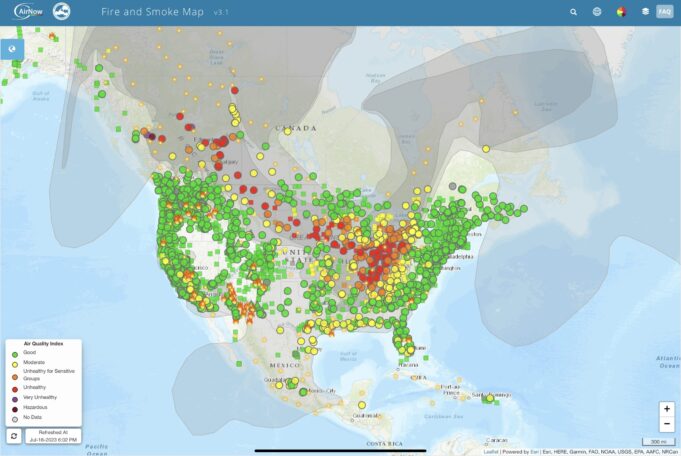 Canadian Smoke Returns to Northern Plains and Upper Midwest as National Weather Service Issues Air Quality Alerts | The Gateway Pundit | by Shawn Bradley Witzemann