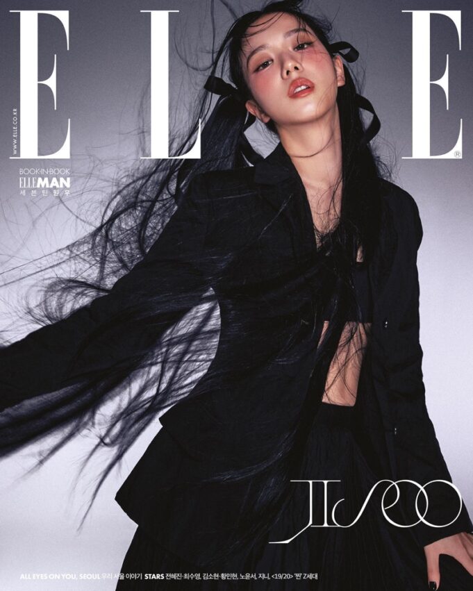 Blackpink’s Jisoo Radiates Glam on ELLE Korea’s August Cover
