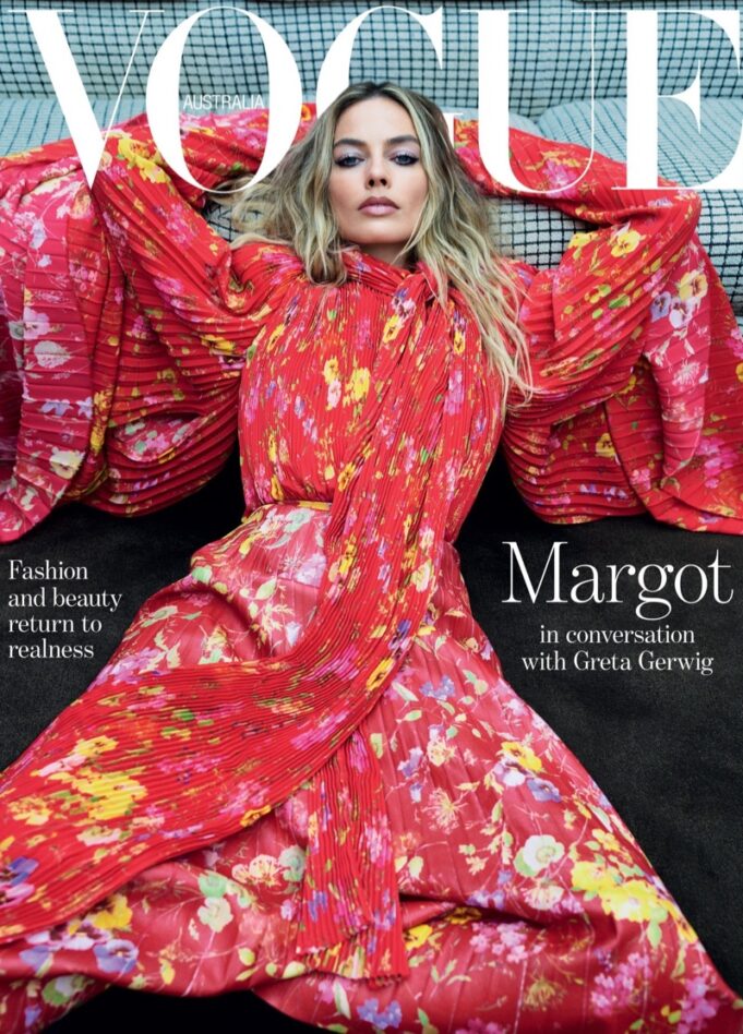 Margot Robbie Impresses on Vogue Australia August 2023 Cover