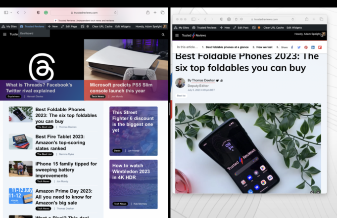How to use split screen on a Mac
