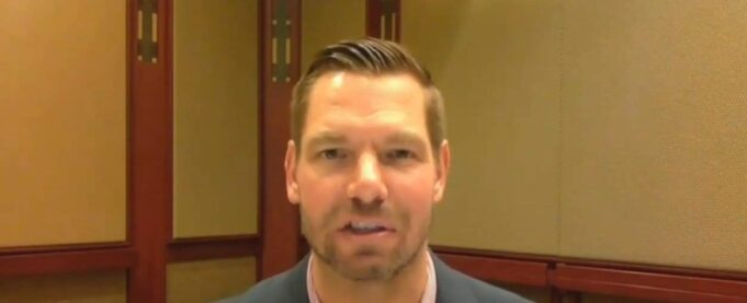 Eric Swalwell Explains In 1 Sentence Why Ron DeSantis Is Pro-Slavery
