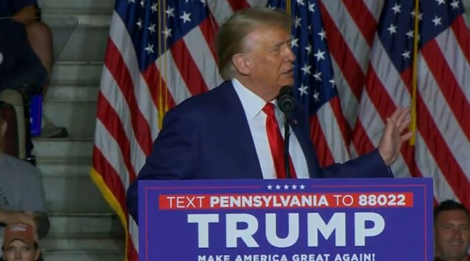 Trump Has A Meltdown In Erie And Threatens House Republicans On Biden Impeachment
