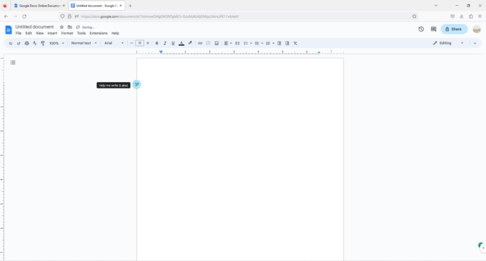 How to turn on AI in Google Docs