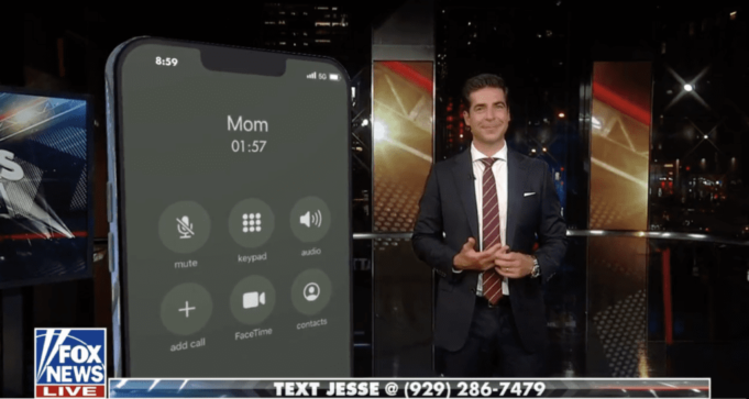 Democrat Mother of Jesse Watters Calls in on Son’s Debut at 8 PM – Embarrasses Him on National TV by Trashing Trump (VIDEO) | The Gateway Pundit | by Jim Hoft