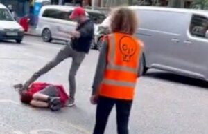 Angry British Driver Beats Up Crazy Climate Protester in Street – Protester Was Blocking Traffic in the Middle of the Road (VIDEO) | The Gateway Pundit