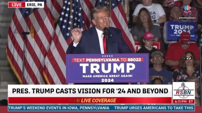 “Any Republican That Doesn’t Act on Democrat Fraud Should be Immediately Primaried and Get Out” – Trump Throws Down the Gauntlet in Erie, PA (VIDEO) | The Gateway Pundit