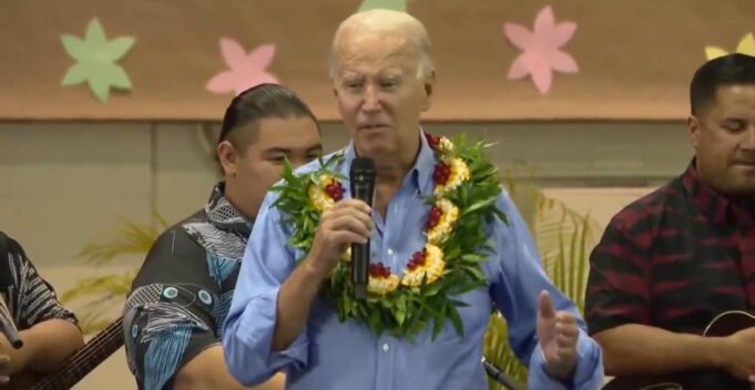 SICK! Joe Biden Lies About His House Burning Down to Maui Wildfire Victims, “I Almost Lost my ’67 Corvette and My Cat” (VIDEO) | The Gateway Pundit