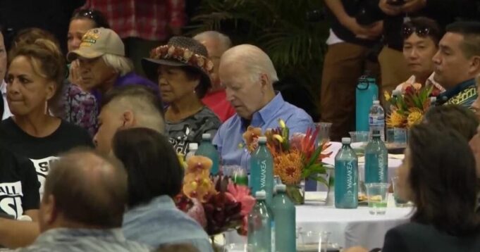 Did Joe Biden Nod Off During Maui Wildfire Memorial Service? (VIDEO) | The Gateway Pundit