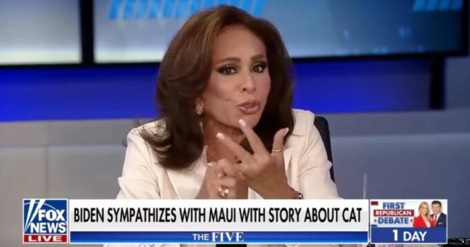 “He’s Narcissistic!” – Judge Jeanine Pirro GOES OFF on Joe Biden’s Fly-By Visit to Maui (VIDEO) | The Gateway Pundit