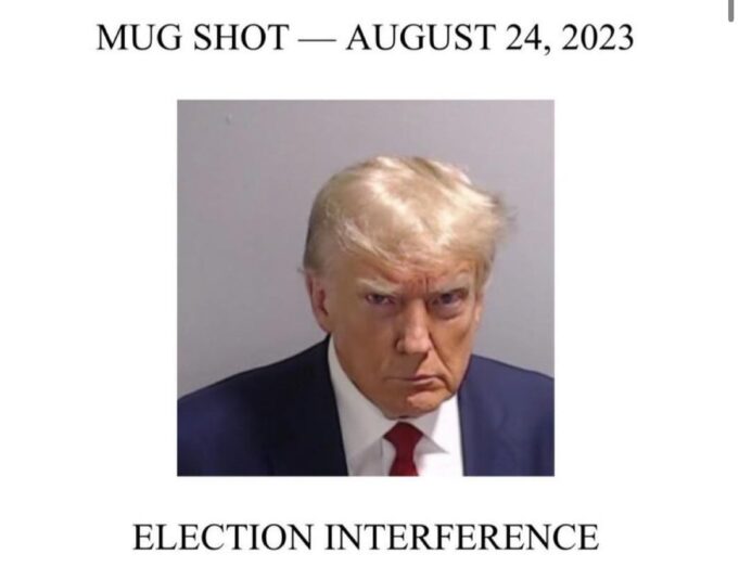 BREAKING: President Trump Returns to Twitter – Tweets Out Mugshot! “Election Interference – Never Surrender – DonaldjTrump.com” | The Gateway Pundit