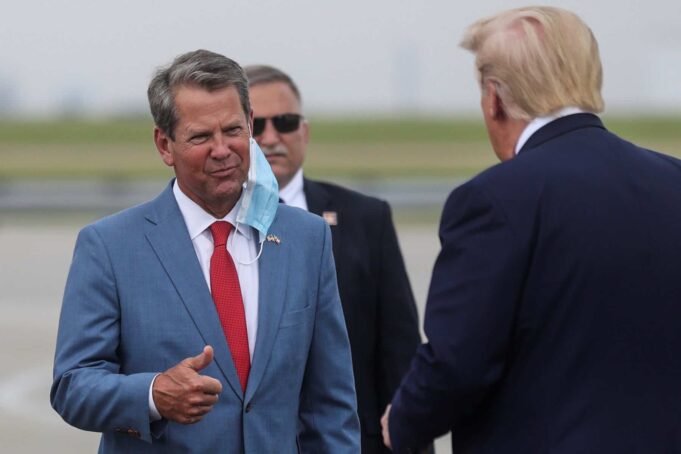 Trump Seems To Be Trying To Get Convicted In Georgia As He Attacks Brian Kemp