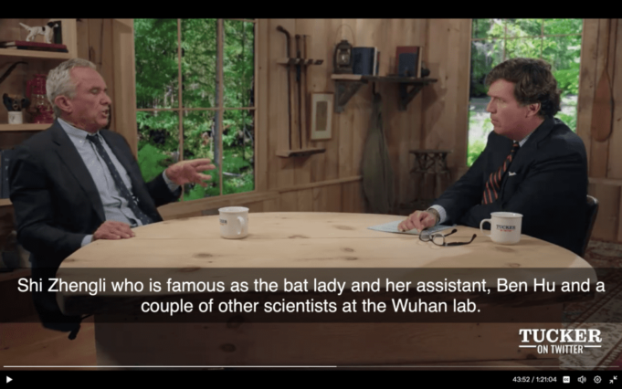 Explosive: RFK Jr. Tells Tucker How Fauci’s US Bioweapons Research Caused the Covid Pandemic | The Gateway Pundit