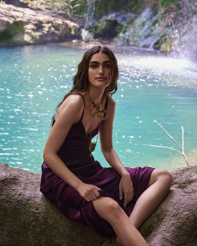 Ella Eckersley Embraces Nature in ELLE Germany