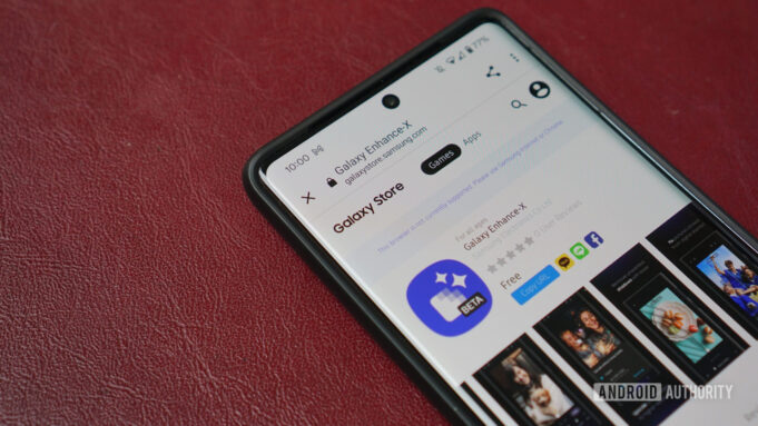 How to use the Samsung Galaxy Enhance-X app