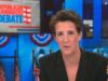 Rachel Maddow Busts Trump For Week Old Pre-Taped Debate Night Tucker Carlson Interview