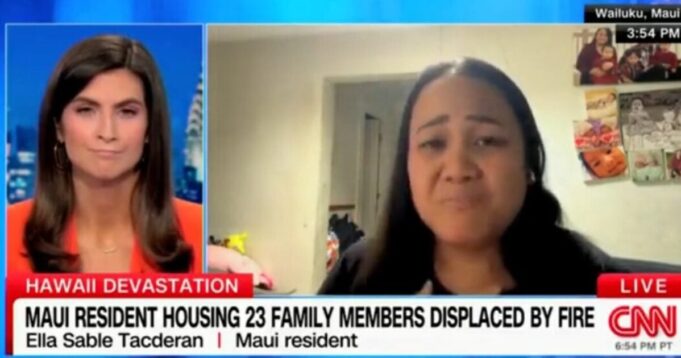 “Where Is the President?…Aren’t We Americans, Too?” Tearful Maui Resident Slams Joe Biden on CNN Over Lack of Government Support for Fire Victims (Video) | The Gateway Pundit