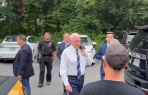 Mike Pence Yells At Trump Supporters In A Parking Lot After They Call Him A Traitor