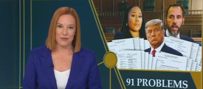 Jen Psaki Smashes The GOP Claim That Trump Indictments Are A Democratic Plot