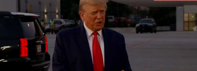 Trump Throws A Tantrum As He Flees Georgia After Being Booked
