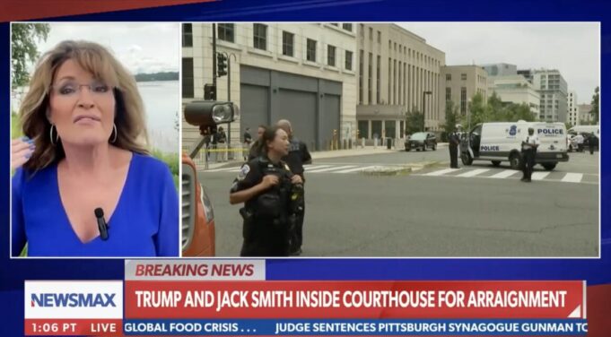 Sarah Palin Says Trump’s Indictment Is ‘Injust’ And Is Making People ‘Afraid Of Their Thoughts’