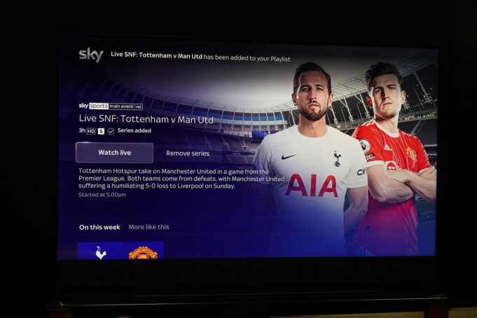 This Sky Glass deal comes with six months of Sky Sports for free