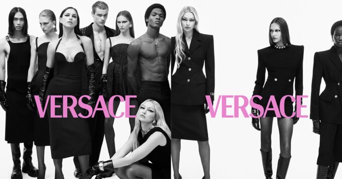 Gigi Hadid & Irina Shayk Lead Versace Fall 2023 Ads