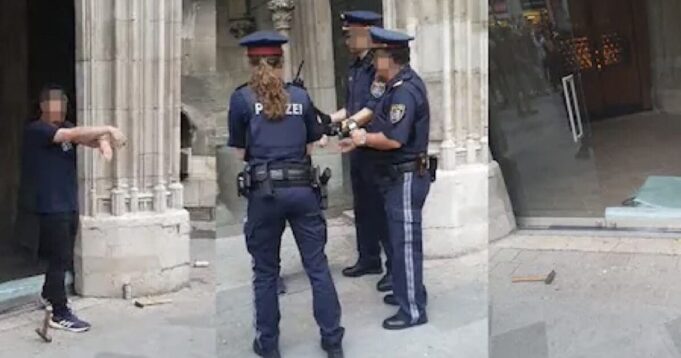 Assailant Armed with Two Hammers Arrested After Smashing Glass Doors on St. Stephen’s Cathedral in Vienna During Syrian Protest | The Gateway Pundit