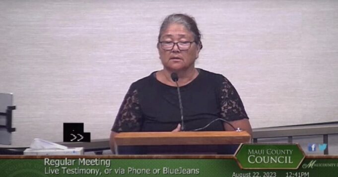 Lahaina Fire Survivor Blasts Jeff Bezos and Oprah During Emergency Council Meeting: “Jeff Bezos, You Got What You Wanted. Oprah, You Got What You Wanted — F*** Us All Over” | The Gateway Pundit