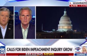 Kevin McCarthy Still Talking About “Following the Investigation”… Won’t Force Impeachment (VIDEO) | The Gateway Pundit