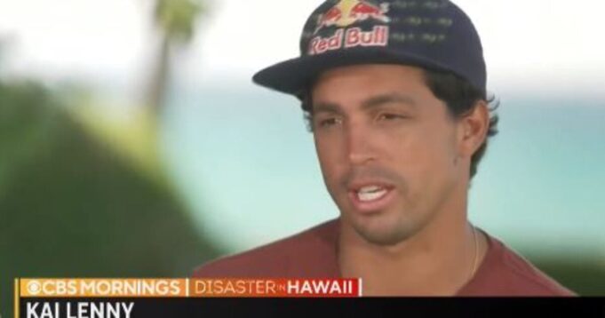 Pro Surfer Kai Lenny in Maui: “I Haven’t Seen One State, County, or Federal Official at Any of the Donation Hubs Where People Are Most Suffering” (VIDEO) | The Gateway Pundit
