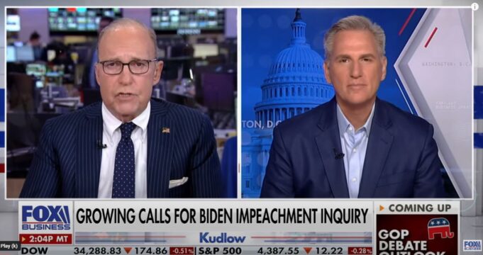 Kevin McCarthy Says If the Biden Admin Turned Over Requested Documents “That Would Clear Most of This Up” – Is Still Not Committed to Impeachment (VIDEO) | The Gateway Pundit