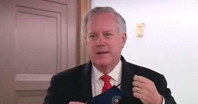 Mark Meadows Is Seeking An Emergency Order To Block His Arrest