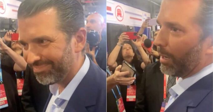 Fox News Security Blocks Donald Trump Jr. from Entering Spin Room at Milwaukee Debate (VIDEO) | The Gateway Pundit