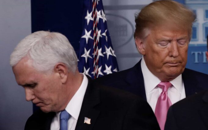 An Increasingly Frightened Trump Says Mike Pence Has Gone Over To The “Dark Side”