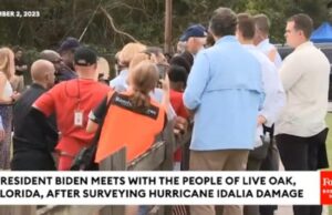 Biden Meets with Paltry Crowd in Live Oak, Florida For His Cheap Photo-Op After Surveying Hurricane Damage (VIDEO) | The Gateway Pundit