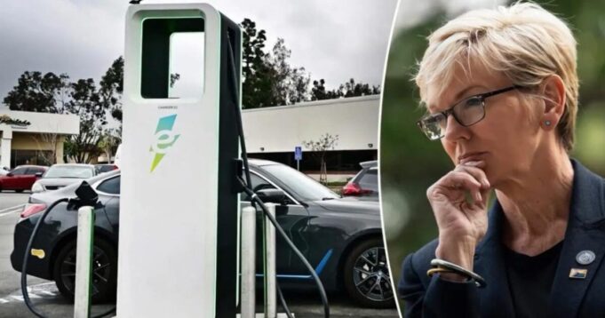 MUST LISTEN: Driver Dials 911 After Energy Secretary Jennifer Granholm Bogarts EV Charging Station | The Gateway Pundit